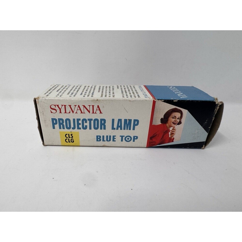 Sylvania CLS CLG Projector Lamp 300W 120V Blue Top Vintage NOS
